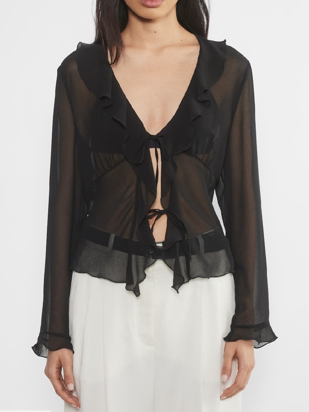Aritzia Wilfred Frenchy Blouse